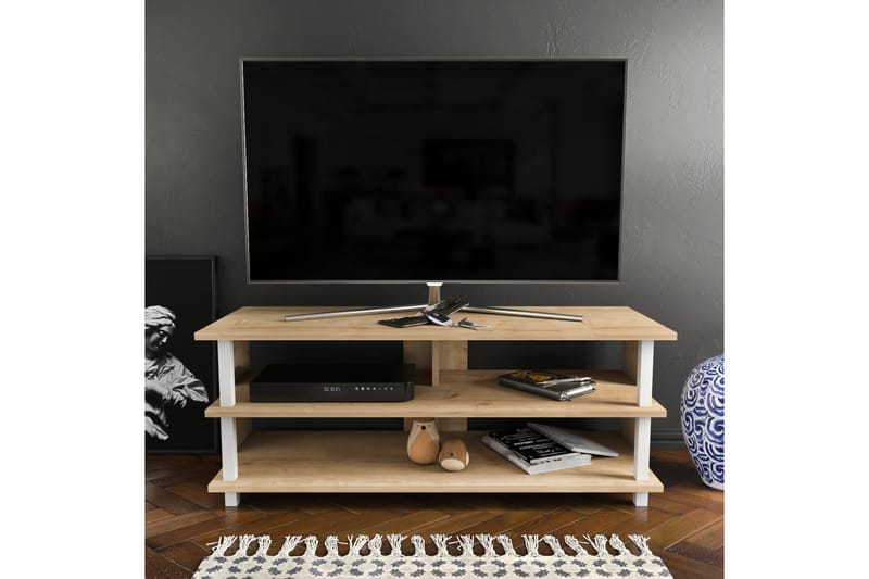 Andifli Tv-bänk 120x47,4 cm - Vit - Möbler - Tv möbel & mediamöbel - TV bänk & mediabänk
