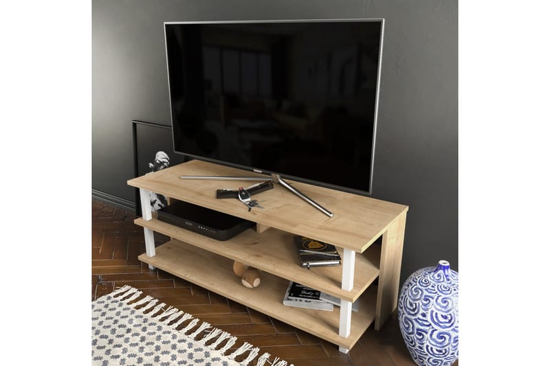Andifli Tv-bänk 120x47,4 cm - Vit - Möbler - Tv möbel & mediamöbel - TV bänk & mediabänk