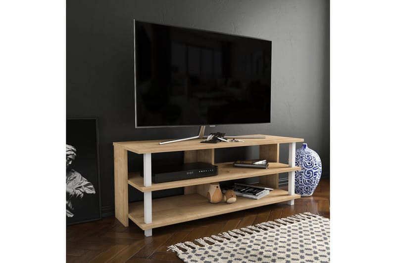 Andifli Tv-bänk 120x47,4 cm - Vit - Möbler - Tv möbel & mediamöbel - TV bänk & mediabänk