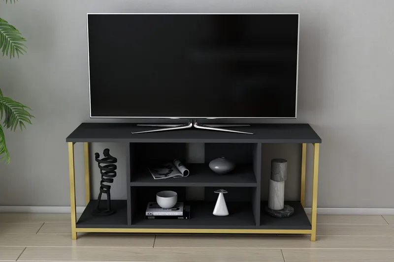 Andifli Tv-bänk 120x50,8 cm - Antracit - Möbler - Tv möbel & mediamöbel - TV bänk & mediabänk