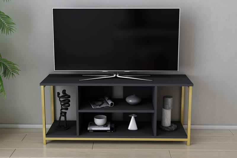 Andifli Tv-bänk 120x50,8 cm - Antracit - TV bänk & mediabänk