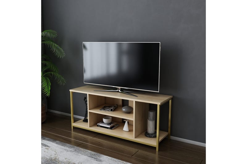 Andifli Tv-bänk 120x50,8 cm - Guld - Möbler - Tv möbel & mediamöbel - TV bänk & mediabänk