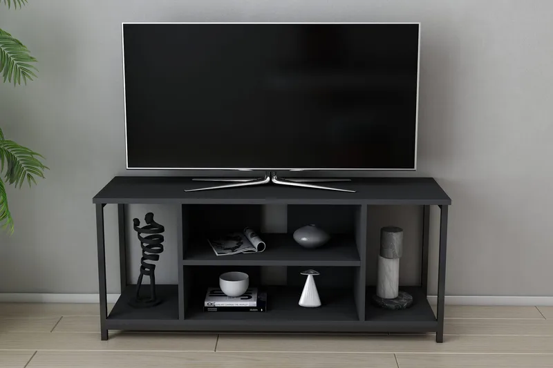 Andifli Tv-bänk 120x50,8 cm - Svart - Möbler - Tv möbel & mediamöbel - TV bänk & mediabänk