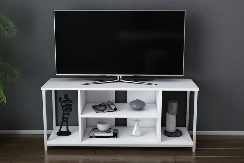 Andifli Tv-bänk 120x50,8 cm - Vit - Möbler - Tv möbel & mediamöbel - TV bänk & mediabänk