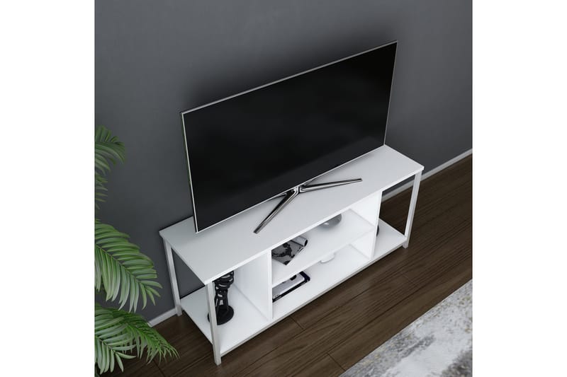 Andifli Tv-bänk 120x50,8 cm - Vit - Möbler - Tv möbel & mediamöbel - TV bänk & mediabänk