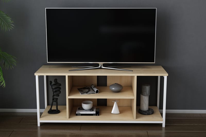 Andifli Tv-bänk 120x50,8 cm - Vit - TV bänk & mediabänk