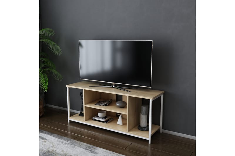 Andifli Tv-bänk 120x50,8 cm - Vit - Möbler - Tv möbel & mediamöbel - TV bänk & mediabänk