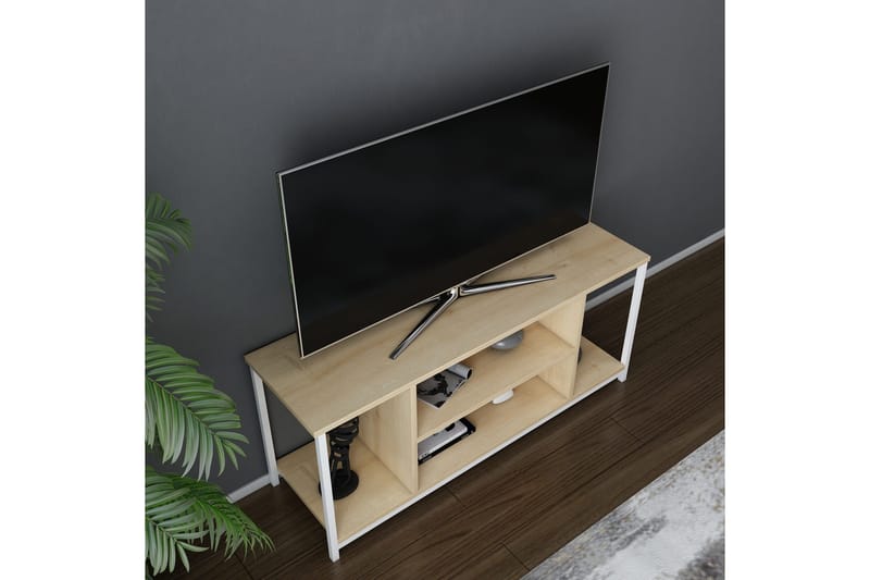 Andifli Tv-bänk 120x50,8 cm - Vit - Möbler - Tv möbel & mediamöbel - TV bänk & mediabänk