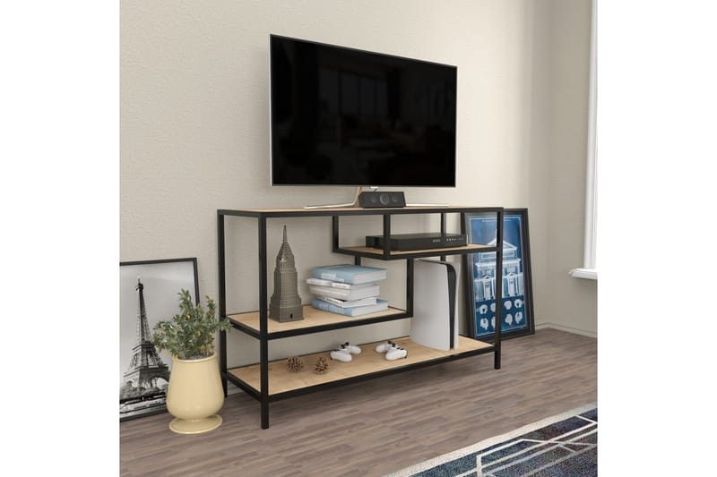 Andifli Tv-bänk 120x75 cm - Brun - TV bänk & mediabänk