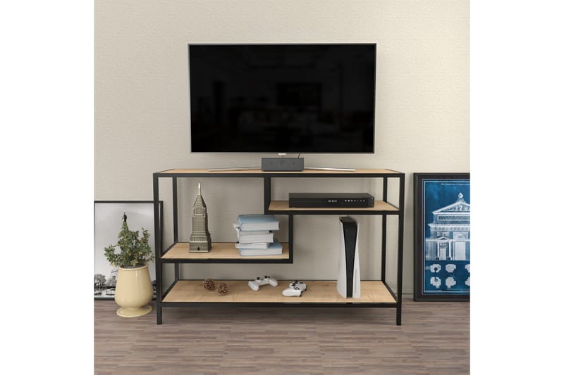 Andifli Tv-bänk 120x75 cm - Brun - TV bänk & mediabänk