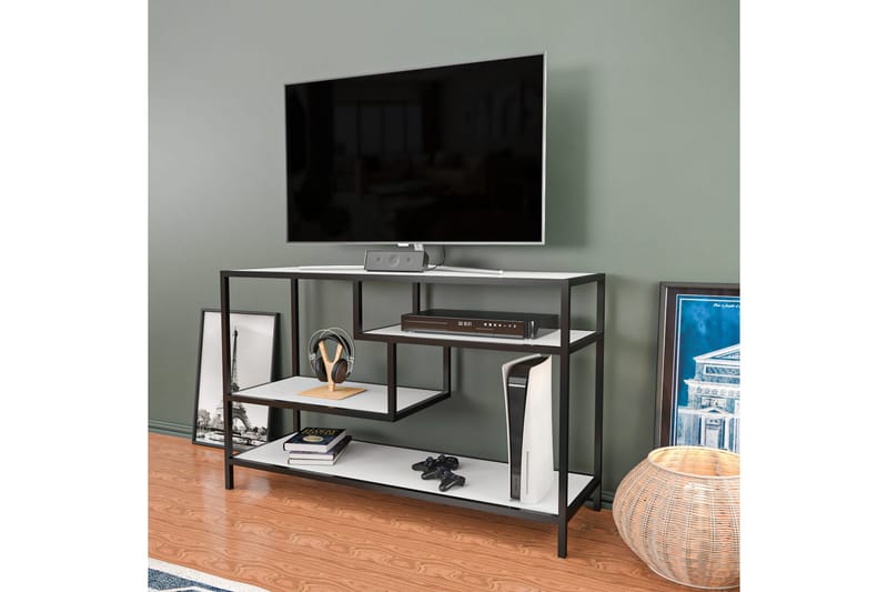 Andifli Tv-bänk 120x75 cm - Svart - Möbler - Tv möbel & mediamöbel - TV bänk & mediabänk