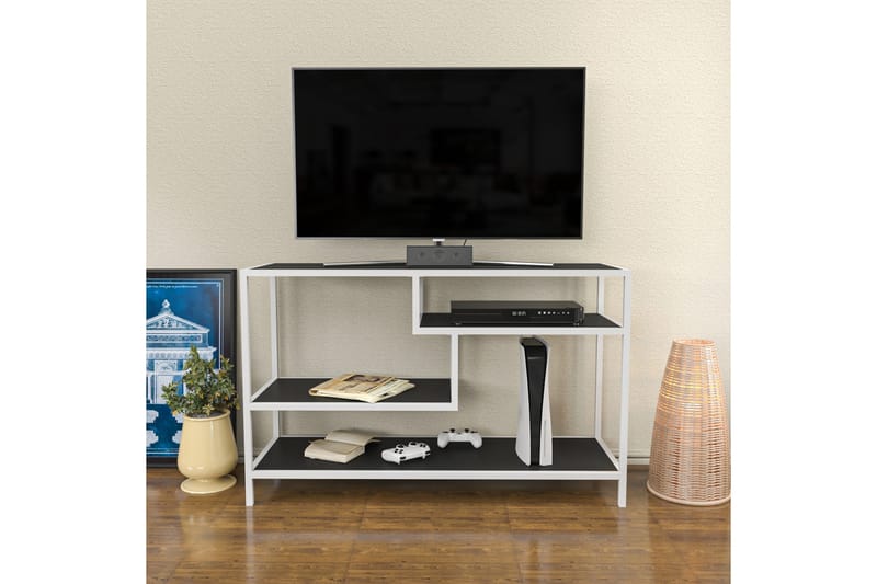 Andifli Tv-bänk 120x75 cm - Vit - Möbler - Tv möbel & mediamöbel - TV bänk & mediabänk
