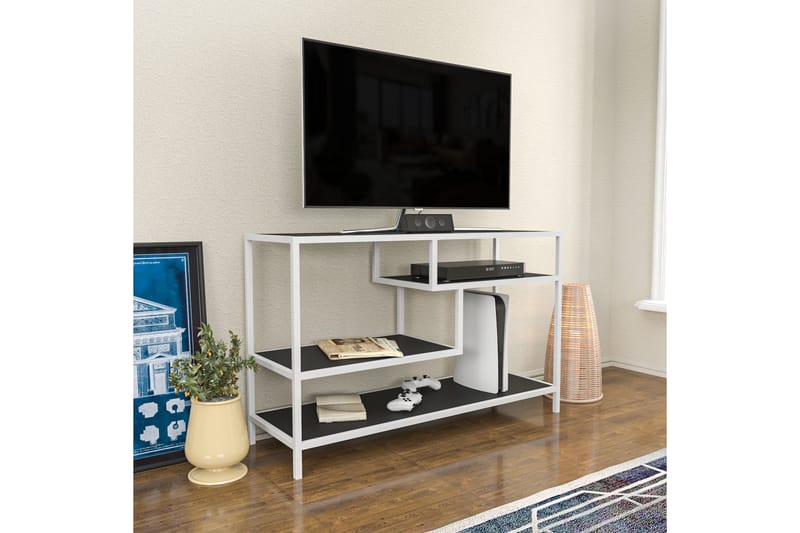 Andifli Tv-bänk 120x75 cm - Vit - TV bänk & mediabänk