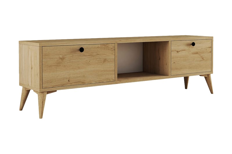 Andifli Tv-bänk 138x42,6 cm - Brun - Möbler - Tv möbel & mediamöbel - TV bänk & mediabänk