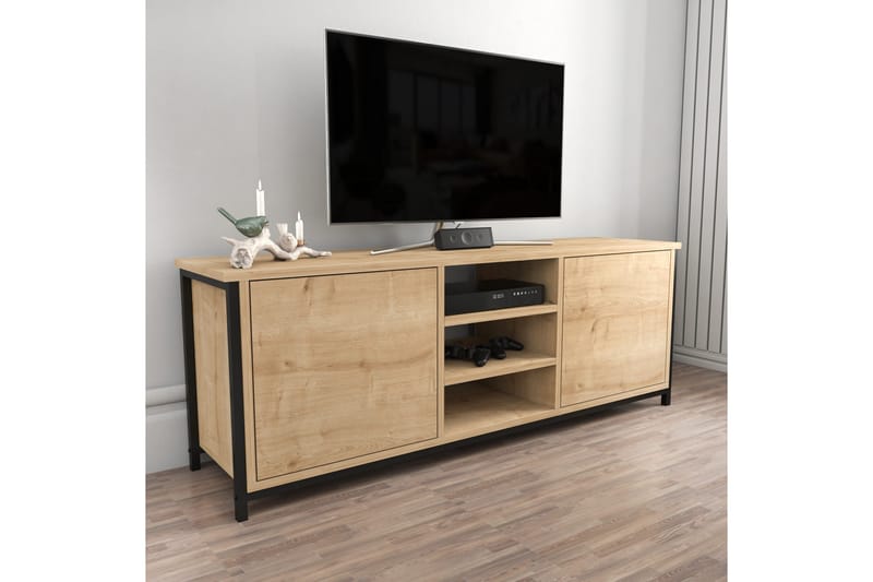 Andifli Tv-bänk 140x50,8 cm - Brun - Möbler - Tv möbel & mediamöbel - TV bänk & mediabänk