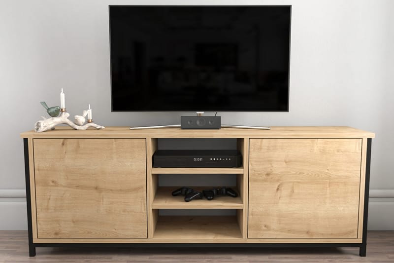 Andifli Tv-bänk 140x50,8 cm - Brun - Möbler - Tv möbel & mediamöbel - TV bänk & mediabänk
