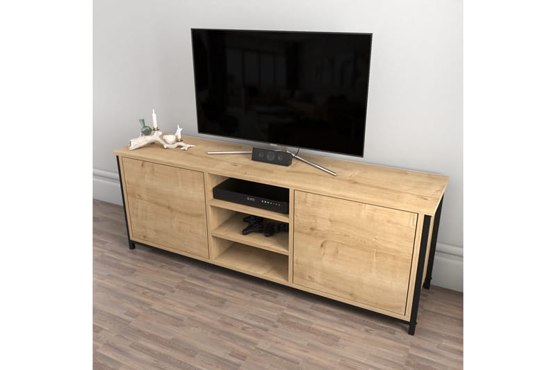 Andifli Tv-bänk 140x50,8 cm - Brun - Möbler - Tv möbel & mediamöbel - TV bänk & mediabänk