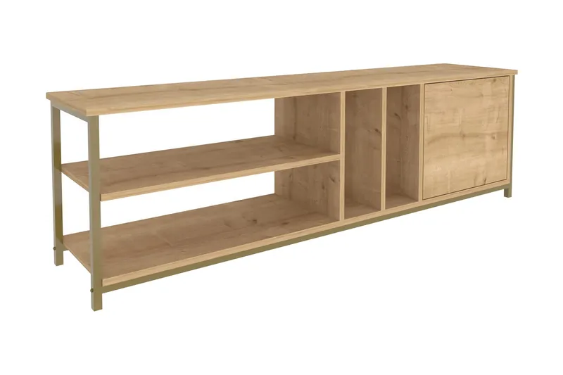 Andifli Tv-bänk 140x50,8 cm, Guld