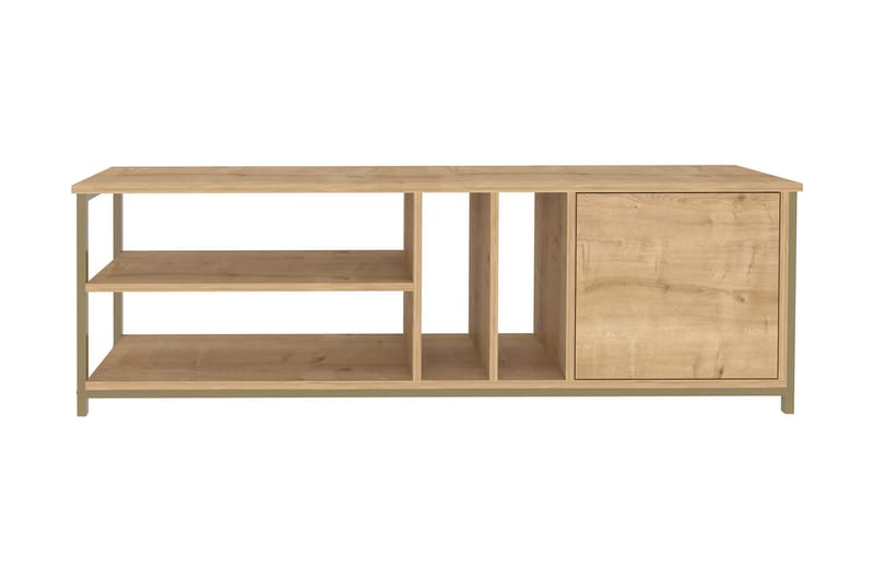 Andifli Tv-bänk 140x50,8 cm - Guld - Möbler - Tv möbel & mediamöbel - TV bänk & mediabänk