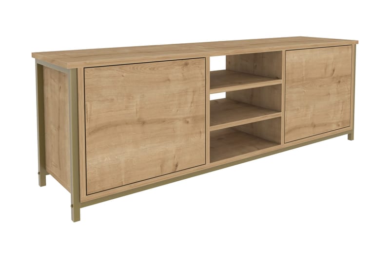 Andifli Tv-bänk 140x50,8 cm, Guld