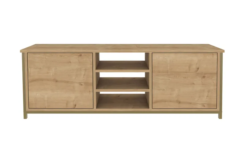 Andifli Tv-bänk 140x50,8 cm - Guld - Möbler - Tv möbel & mediamöbel - TV bänk & mediabänk