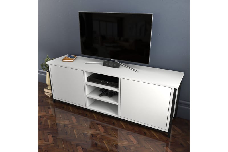 Andifli Tv-bänk 140x50,8 cm - Svart - Möbler - Tv möbel & mediamöbel - TV bänk & mediabänk
