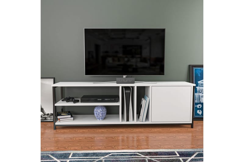 Andifli Tv-bänk 140x50,8 cm - Svart - Möbler - Tv möbel & mediamöbel - TV bänk & mediabänk