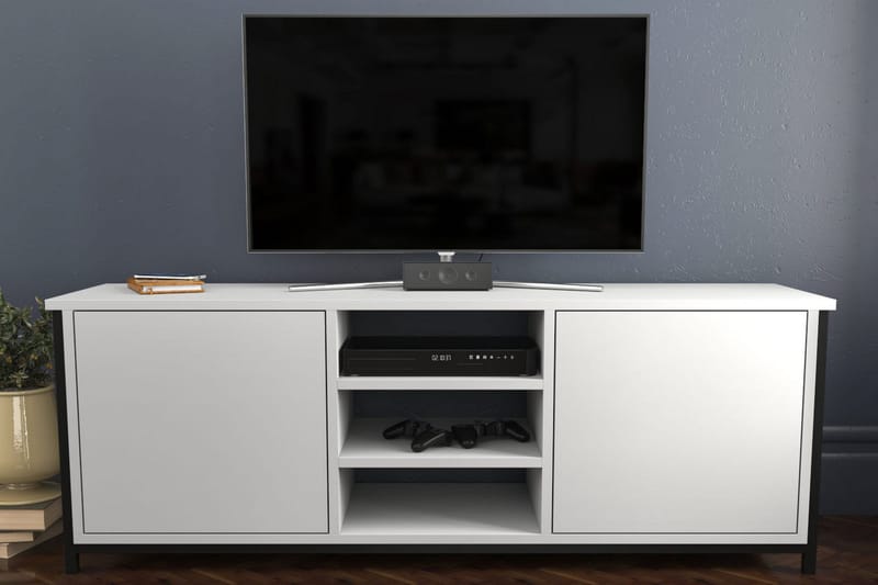Andifli Tv-bänk 140x50,8 cm - Svart - Möbler - Tv möbel & mediamöbel - TV bänk & mediabänk