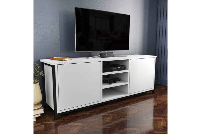 Andifli Tv-bänk 140x50,8 cm - Svart - Möbler - Tv möbel & mediamöbel - TV bänk & mediabänk