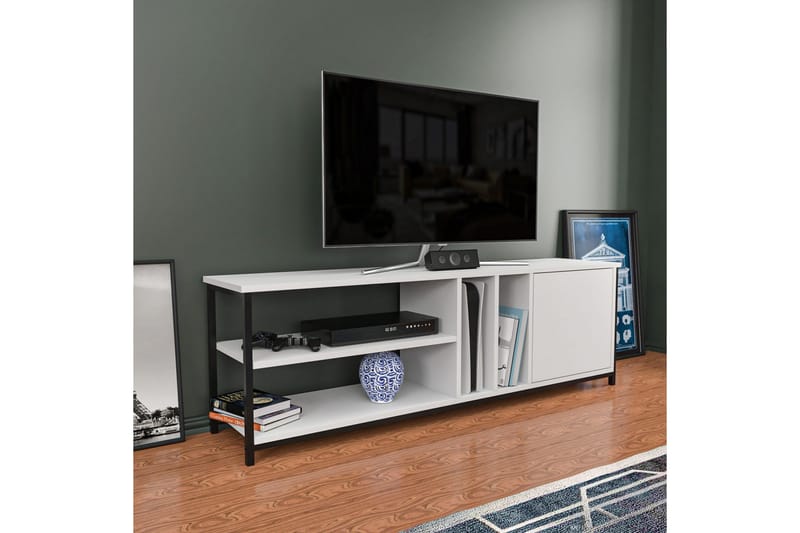 Andifli Tv-bänk 140x50,8 cm - Svart - Möbler - Tv möbel & mediamöbel - TV bänk & mediabänk