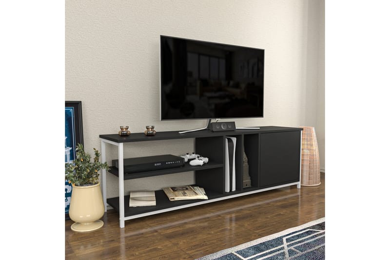 Andifli Tv-bänk 140x50,8 cm - Vit - Möbler - Tv möbel & mediamöbel - TV bänk & mediabänk