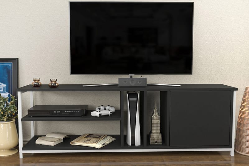 Andifli Tv-bänk 140x50,8 cm - Vit - Möbler - Tv möbel & mediamöbel - TV bänk & mediabänk