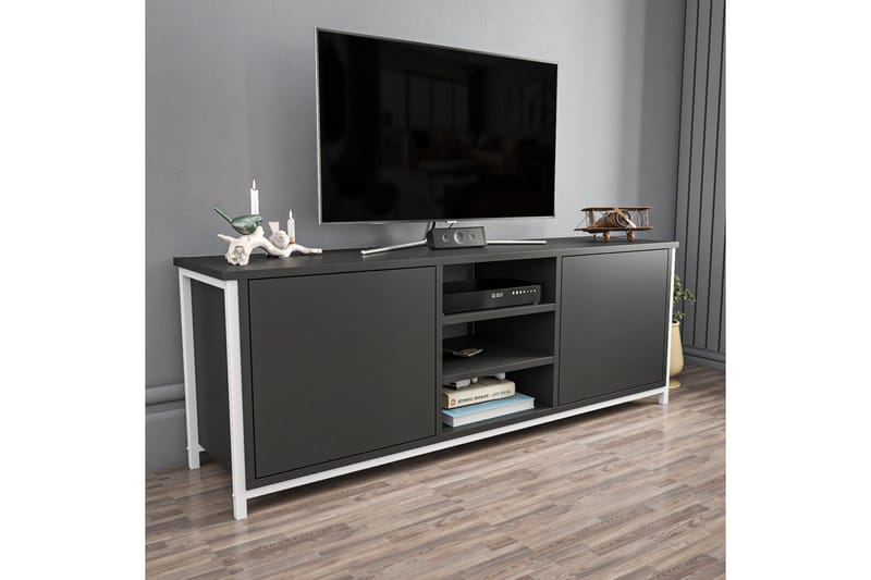 Andifli Tv-bänk 140x50,8 cm - Vit - Möbler - Tv möbel & mediamöbel - TV bänk & mediabänk