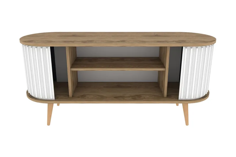 Andifli Tv-bänk 140x64 cm - Brun - Möbler - Tv möbel & mediamöbel - TV bänk & mediabänk