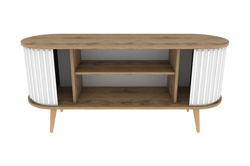 Andifli Tv-bänk 140x64 cm - Brun - Möbler - Tv möbel & mediamöbel - TV bänk & mediabänk