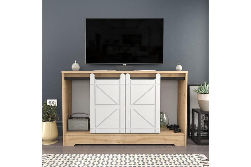 Andifli Tv-bänk 140x85 cm - Brun - Möbler - Tv möbel & mediamöbel - TV bänk & mediabänk
