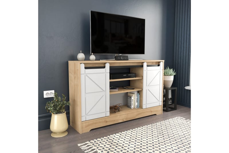 Andifli Tv-bänk 140x85 cm - Brun - Möbler - Tv möbel & mediamöbel - TV bänk & mediabänk