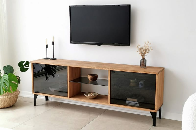Andifli Tv-bänk 150x40 cm - Brun - Möbler - Tv möbel & mediamöbel - TV bänk & mediabänk