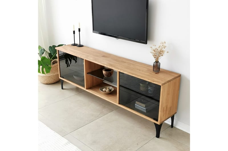 Andifli Tv-bänk 150x40 cm - Brun - Möbler - Tv möbel & mediamöbel - TV bänk & mediabänk