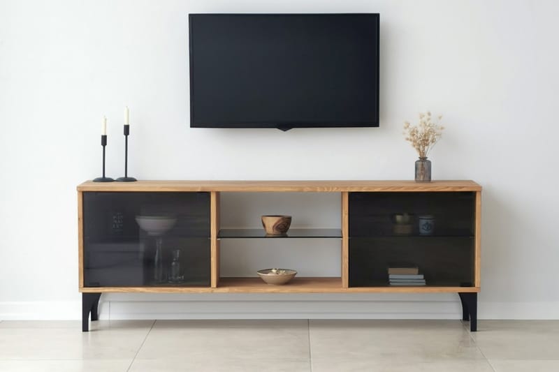 Andifli Tv-bänk 150x40 cm - Brun - Möbler - Tv möbel & mediamöbel - TV bänk & mediabänk