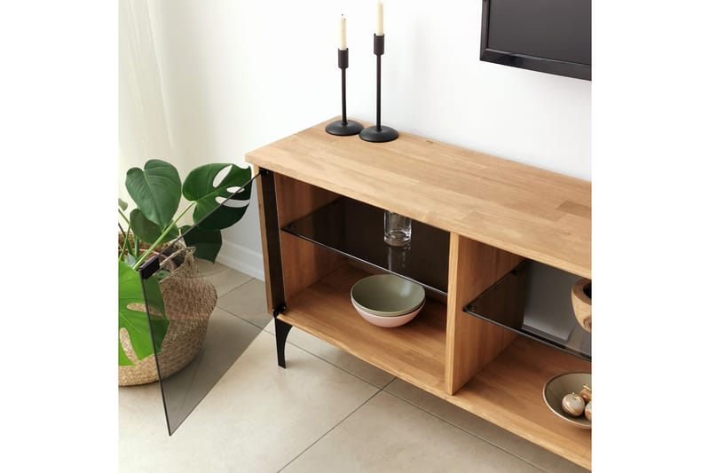 Andifli Tv-bänk 150x40 cm - Brun - Möbler - Tv möbel & mediamöbel - TV bänk & mediabänk