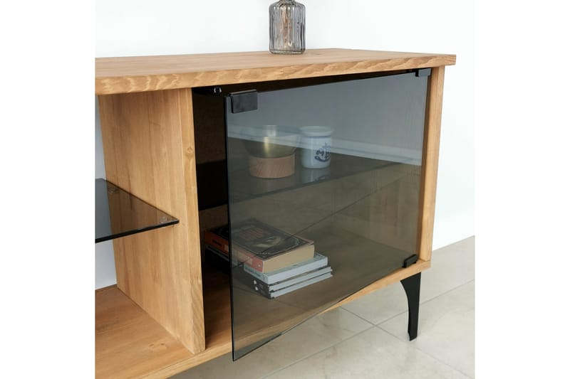 Andifli Tv-bänk 150x40 cm - Brun - Möbler - Tv möbel & mediamöbel - TV bänk & mediabänk