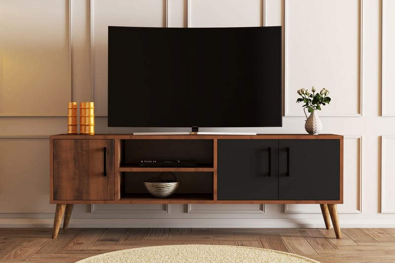 Andifli Tv-bänk 150x52 cm - Brun - Möbler - Tv möbel & mediamöbel - TV bänk & mediabänk