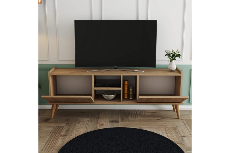 Andifli Tv-bänk 150x52 cm - Brun - Möbler - Tv möbel & mediamöbel - TV bänk & mediabänk