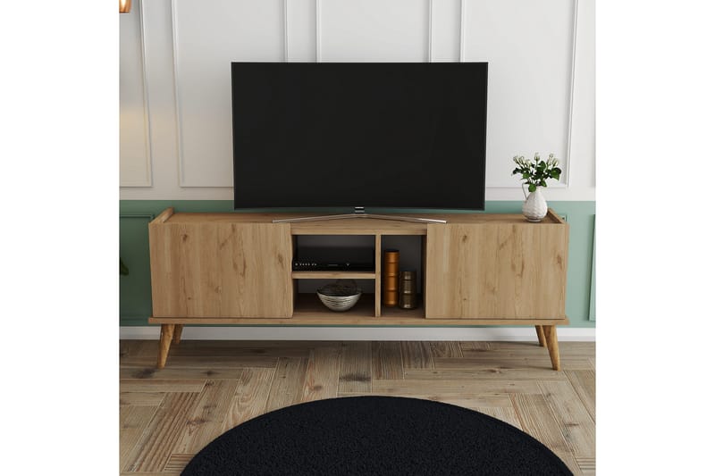 Andifli Tv-bänk 150x52 cm - Brun - Möbler - Tv möbel & mediamöbel - TV bänk & mediabänk