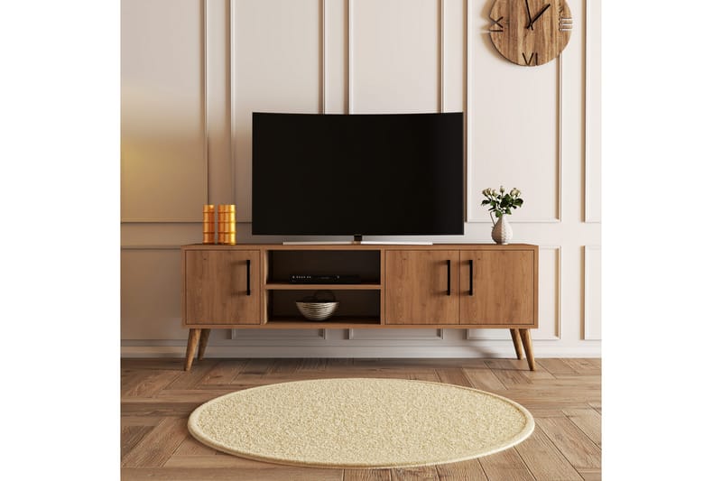 Andifli Tv-bänk 150x52 cm - Brun - TV bänk & mediabänk