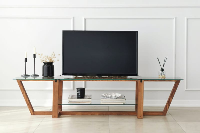 Andifli Tv-bänk 158x35 cm - Brun - Möbler - Tv möbel & mediamöbel - TV bänk & mediabänk