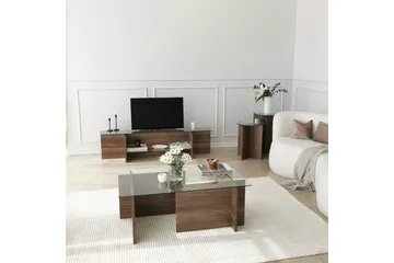Andifli Tv-bänk 158x40 cm - Brun - Möbler - Tv möbel & mediamöbel - TV bänk & mediabänk
