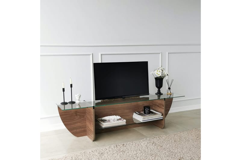 Andifli Tv-bänk 158x40 cm - Brun - Möbler - Tv möbel & mediamöbel - TV bänk & mediabänk
