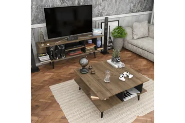 Andifli Tv-bänk 160 cm i Trä - Brun - Möbler - Tv möbel & mediamöbel - TV bänk & mediabänk